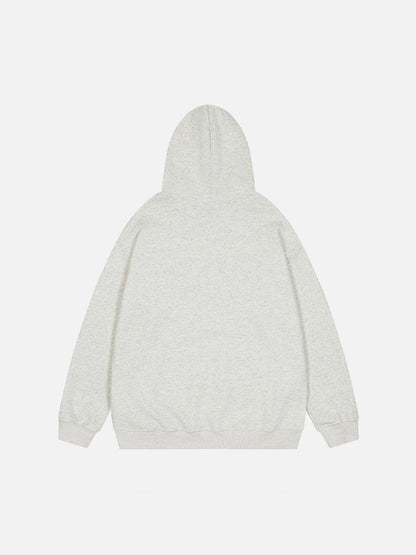 "NO8" APPLIQUE HOODIE