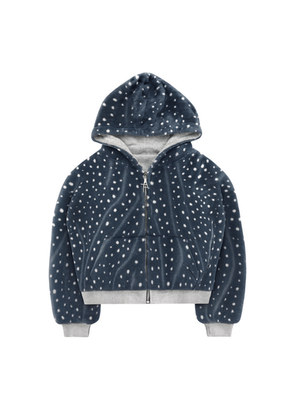 "Nautical Reef" Zip-Up Hoodie